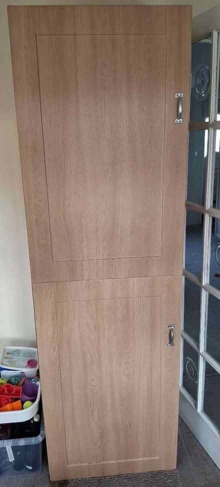 Photo of free Tall wooden cabinet (WV11, Essington, Wolverhampton) #1