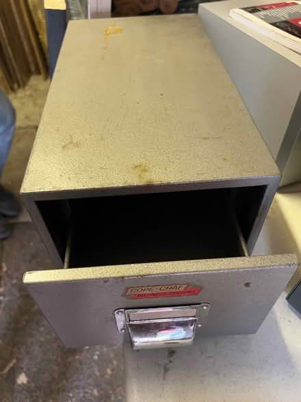 Photo of free Metal small Filing Box (Weybridge KT13) #3