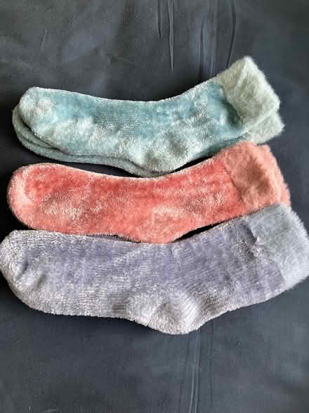 Photo of free 3 pairs one size M&S bedsocks (Aston CH5) #1