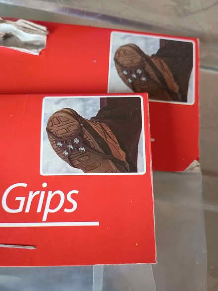 Photo of free Rubber grips to fit on shoes. Snow and ice grips. (Bromham MK43) #2
