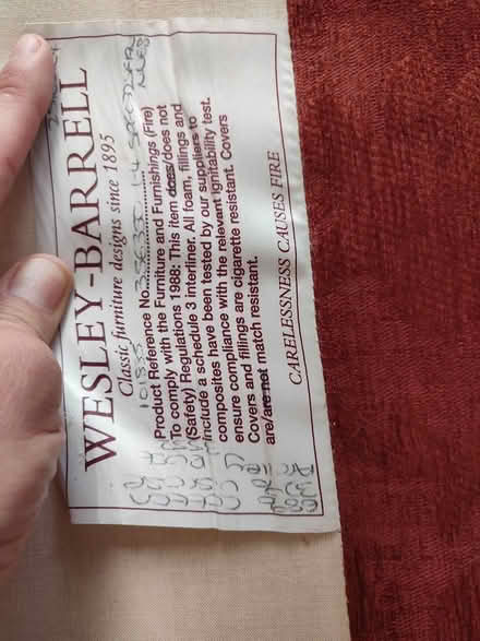 Photo of free Wesley Barrell Sofa (East Grinstead RH19) #3