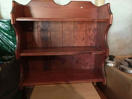 Photo of free Wooden shelf unit (Cainscross GL5) #1