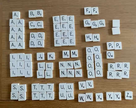 Photo of free Scrabble tiles, no board (Mannings Heath) #1