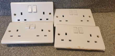 Photo of free Four white Double Sockets (Bexleyheath DA6) #1