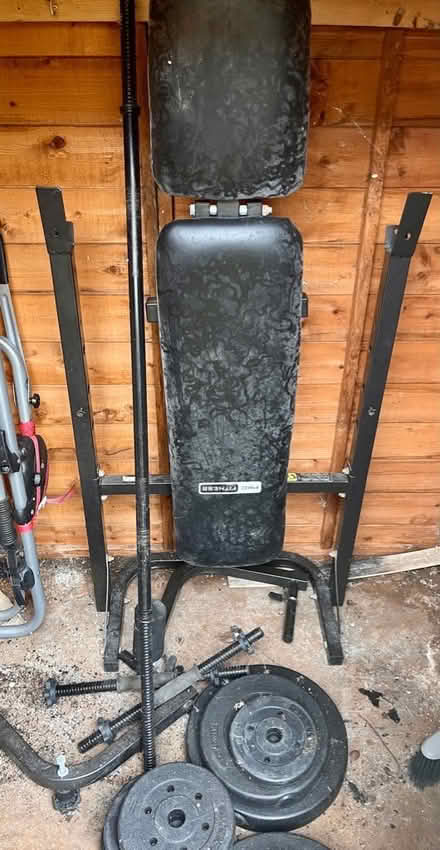 Photo of free Weight bench and variety of weights (Widcombe) #1