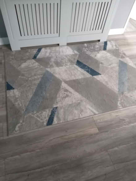 Photo of free Large blue and grey rug (Stannington, S6) #2