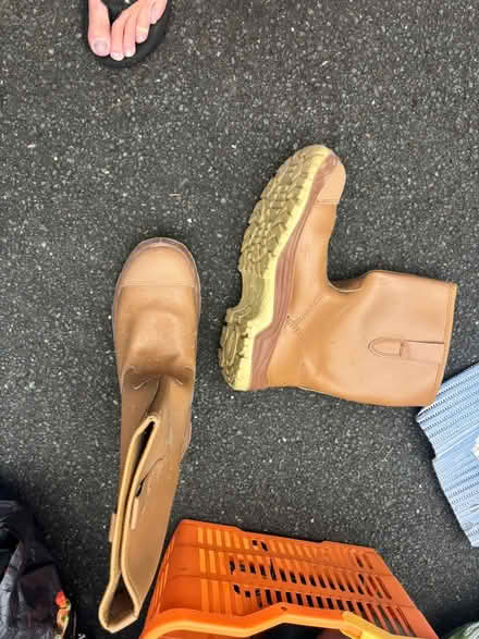 Photo of free Leather safety boots size 11 (Telford) #2
