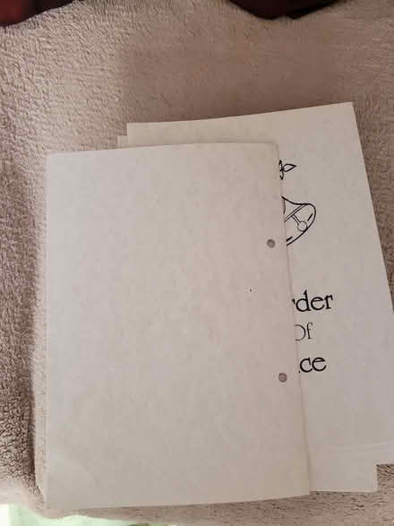 Photo of free Covers for Order of Service (wedding) (Bernards Heath AL1) #3