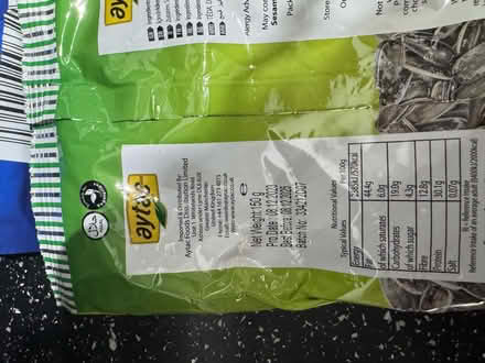 Photo of free Salted sunflower seeds (Cutteslowe OX2) #2
