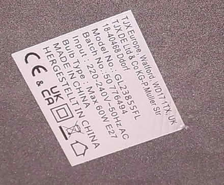 Photo of free Lamp (Handbridge CH4) #2