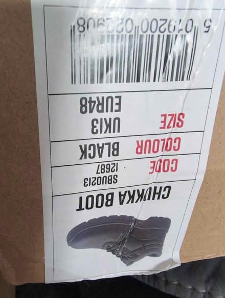 Photo of free Steel toe cap Chukka boots size 13 mens (Goffs Oak EN7) #2