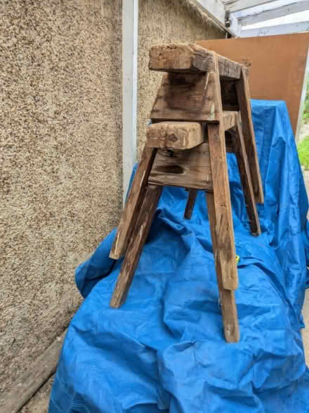 Photo of free Two wooden saw horses (Guildford GU2 9UN) #4