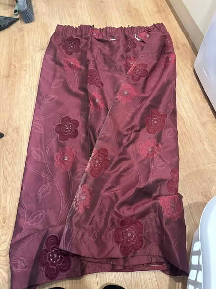 Photo of free Dark red curtain (Gloucester) #1