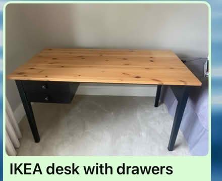Photo of free IKEA desk with 2 drawers (KT8 East Molesey) #1