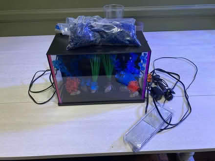 Photo of free 2.6 Gallon Fish tank & accessories (Midtown West) #1