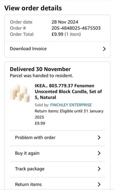 Photo of free 4 candles (201 Streatham High Road) #2