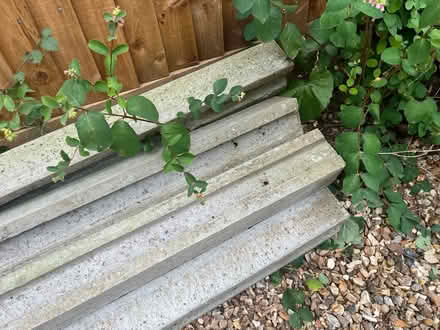 Photo of free Concrete fence post + gravel boards (Little Shelford) #3