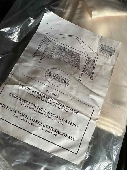 Photo of free Large hexagonal garden gazebo (Horsham North RH12) #2