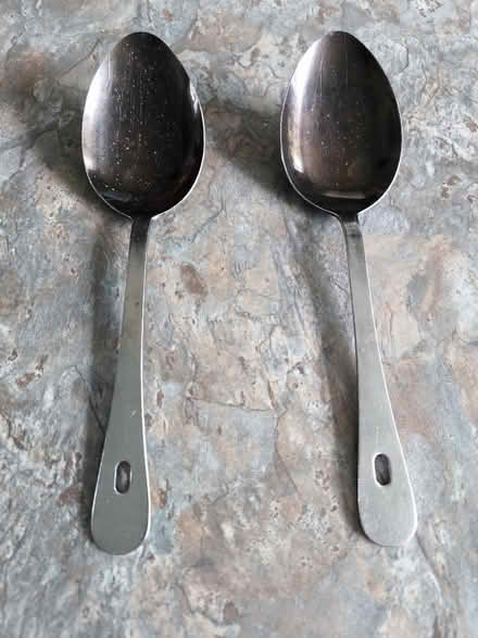 Photo of free Two 10 inch Stainless Steel Serving Spoons (Kenilworth CV8) #1