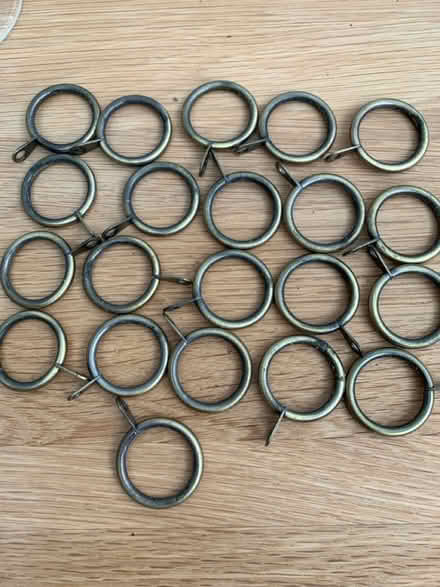 Photo of free Curtain rings (Hitchin) #1