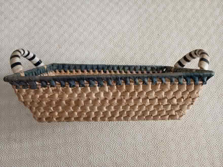 Photo of free Fruit or bread basket in straw/raffia with ceramic handles (Chorlton M21) #2