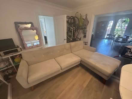 Photo of free Large Couch with Chaise Lounge (Atwater Village) #1