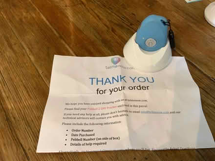 Photo of free PEBBELL Tracker Light Blue (Hersham KT12) #1
