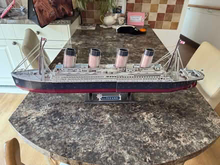 Photo of free Cardboard titanic model (Wisbech St Mary PE13) #1