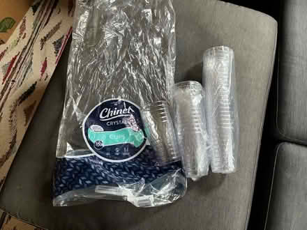 Photo of free Chinet Crystal Cups 30-40 ct (Cambridgeport) #1