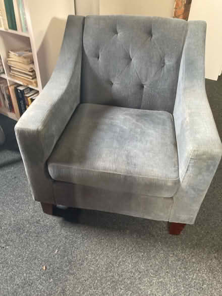 Photo of free Comfy Blue Armchair (Providence, RI) #1