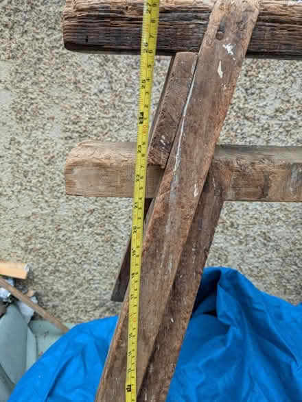 Photo of free Two wooden saw horses (Guildford GU2 9UN) #3