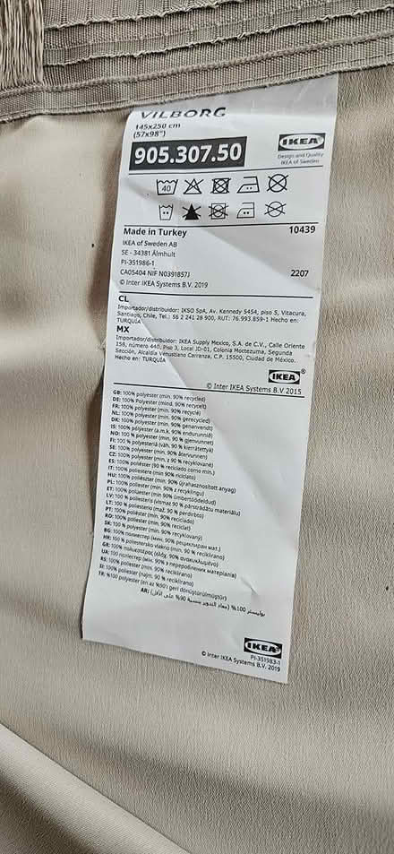 Photo of free Curtains thermal, pair (dublin 9) #2