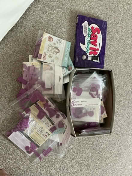 Photo of free Crafters companion rubber die stamps (Stone Cross BN24) #1