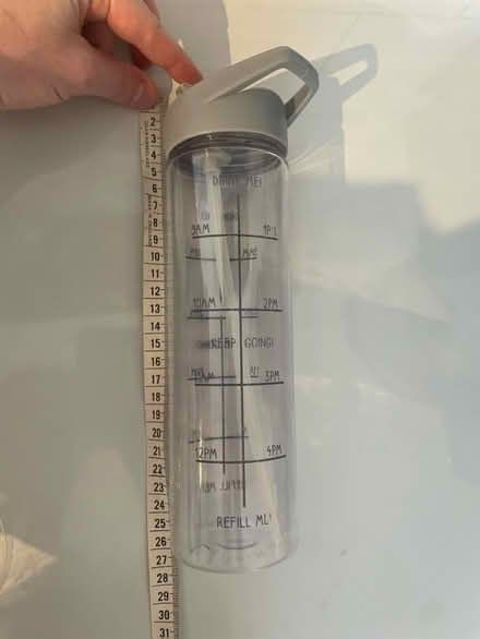 Photo of free Clear plastic water bottle (201 Streatham High Road) #2