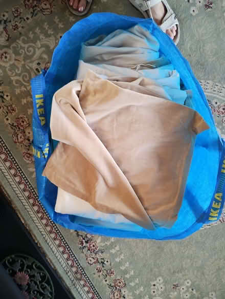 Photo of free Curtains, gold velour. 2 sizes. (Edginswell TQ2) #1