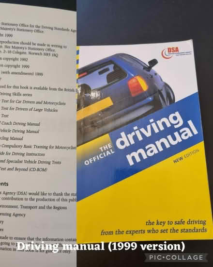 Photo of free Book driving manual (Edge Hill SW19) #1