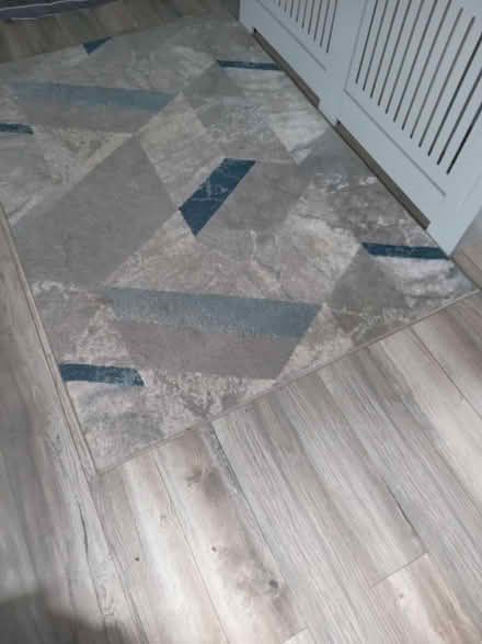 Photo of free Large blue and grey rug (Stannington, S6) #1