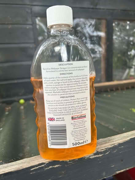 Photo of free Wallpaper stripper - most of a 500ml bottle. (Norton LD8) #2
