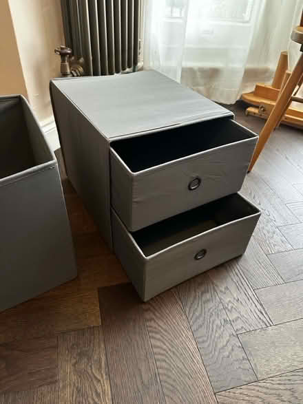 Photo of free IKEA Grey Storage Boxes (Archway N19) #1