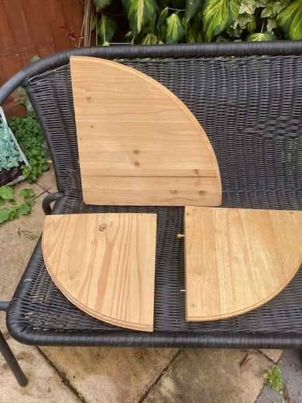 Photo of free Wooden corner shelves (Malvern Link WR14) #1