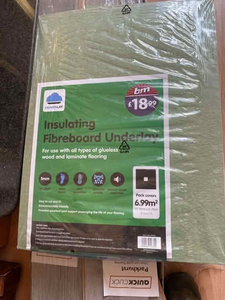 Photo of free New Grey laminate flooring (Goodshaw Fold BB4) #1
