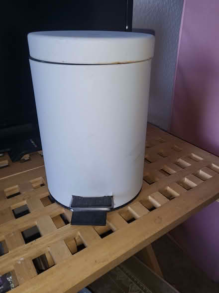 Photo of free Bathroom pedal bin (Glazebury WA3) #1