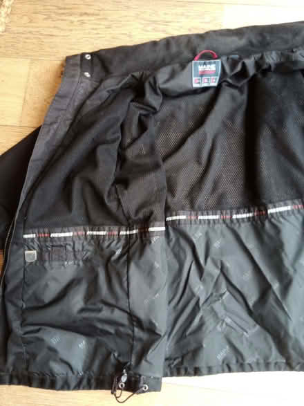 Photo of free Men's rain jacket, black, size medium (Enfield EN2) #3