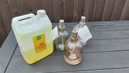 Photo of free Garden Oil Lanterns x 3 (Fifehead Magdalen SP8) #1