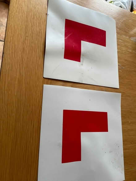 Photo of free L plates (CV23, Coton Park) #1