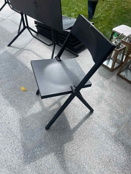 Photo of free 7 chairs 2 large 1 small table (BR4) #1