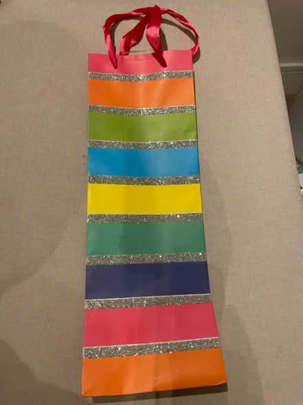 Photo of free Multicoloured wine gift bag (201 Streatham High Road) #1