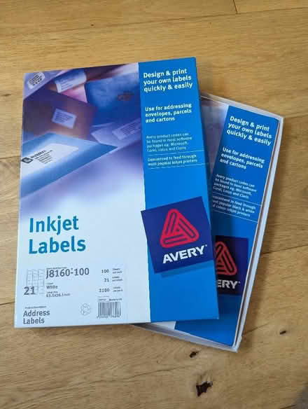 Photo of free Inkjet labels (Battle RG30) #1