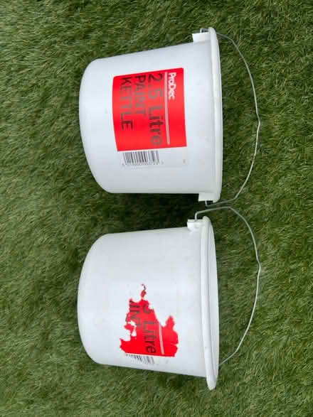 Photo of free 2x 2.5l paint kettle buckets (Twickenham TW2) #1