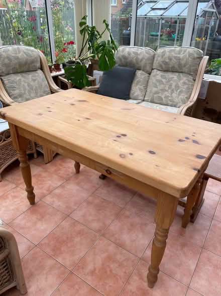Photo of free Pine table (Papcastle CA13) #1